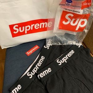 Supreme Hanes boxer shorts - Size Small